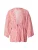 WILD LOVERS Slaapshirt ‘FLOR’  rood / wit