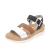 REMONTE Sandaal  cognac / zwart / wit