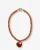 Bonnie Studios Camel Heart Necklace Bruin Ketting
