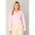 Base Level blouse lichtroze
