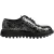 Dolce & Gabbana Zwarte Witte Kalfsleer Chunky Derby Schoenen