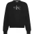 Calvin Klein Dames/Dames Katoenen Regular Sweatshirt (Zwart)