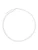 Heideman Ketting ‘Timon’  zilver / wit