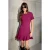 TRENDYOLMİLLA Dames Paars Effen Kort / Mini Kort Skater Jurken