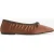 ARKET Zahira Satin Ballerina Brown
