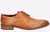 Base London Script Washed Leren Heren Tan Oxford Schoenen