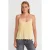 Geribbelde Mouwloze V-hals Blouse