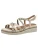 Tamaris Sandalen met riem  taupe