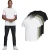 JACK&JONES Logo Casual Wit T-shirt van zacht katoen met ronde hals en korte mouwen, 5-pack