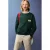 Mango Kids sweater met backprint – donkergroen