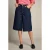 LOLALIZA denim wide leg jort – donkerblauw