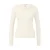 Lichtdoorzichtig geribd T-shirt dames QS