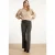 Norah Houndstooth pantalon in zwart en zand