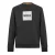 Boss Heren Stitch Crew Hals Sweatshirt (Zwart)