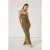 Karl Lagerfeld Crochet Maxi Beach Dress Oil Green