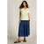 White Stuff Nelly Notch Embroidered Tee Light Green