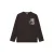 s.Oliver longsleeve met print – donkerbruin