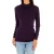 T-shirt met lange mouwen en halfhoge kraag 1625-M dames
