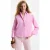 Oversized popeline overhemd met knopen