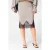 Shoeby geruite midi rok – grijs