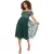 Maya Deluxe Dames Sequin Bardot Korte Mouw Midi Jurk (Emerald)