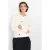 Rich & Royal BouclÉ Crew Neck Cardigan Pearl White