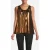 Forte Forte Chic Laminated Jersey Top Bronzo