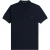 Fred Perry Heren Logo Katoenen Polo Shirt (Marine)