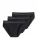 Schiesser Uncover Midi slip – 3 Pack 000 Black –