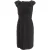 Max Mara midi-jurk met plooien in bruin triacetaat