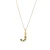 Luxenter Halsketting met Veelkleurige Zirkonia 18k goud afwerking – Alfabet