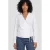 Ruby poplin overslagblouse wit