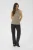 Jersey top CRRibba Slim fit beige