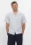 Les Deux Casual Overhemd Heren Lukas Stripe Cotton Linen Ss Shirt,