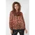 EsQualo Blouse Basic Leopard Skins Print