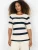 Soyaconcept Top ‘KANITA’  crème / marine