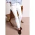 Street One Dames Mid Waist Slim Legs broek in satijnlook in Wit