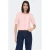JDY vest lichtroze gebreid