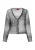 myMo ROCKS Gebreid vest  zilvergrijs / zwart