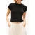Tommy Hilfiger Tjw Slim Lettuce Edge T-shirt Black