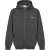 Slazenger Heren Polycotton Full Zip Hoodie (Houtskool mergel)