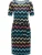 Ragwear Jurk ‘Taggiana Youmodo’  navy / turquoise / geel / rood