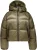 WITH BLACK Jas Emma Dons Puffer Kort Donker Bruin dames