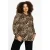 YOEK Lovers Collection blouse met panterprint bruin/beige