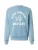 MUSTANG Sweatshirt ‘Clio’  duifblauw / wit