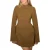 Odd Muse Dames Flared Lange Mouw Mini Jurk (Olijf)