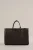 WE Fashion – Heren weekend tas van imitatieleer – Donkerbruin –