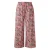 Hoge Granate Effen Vrouwelijke Jersey Broek met Elastische Taille s.Oliver
