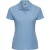 Russell Dames/Dames Klassiek Effen Poloshirt van Polycotton (Hemelsblauw)
