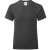Fruit Of The Loom Meisjes Iconische T-Shirt (Zwart)